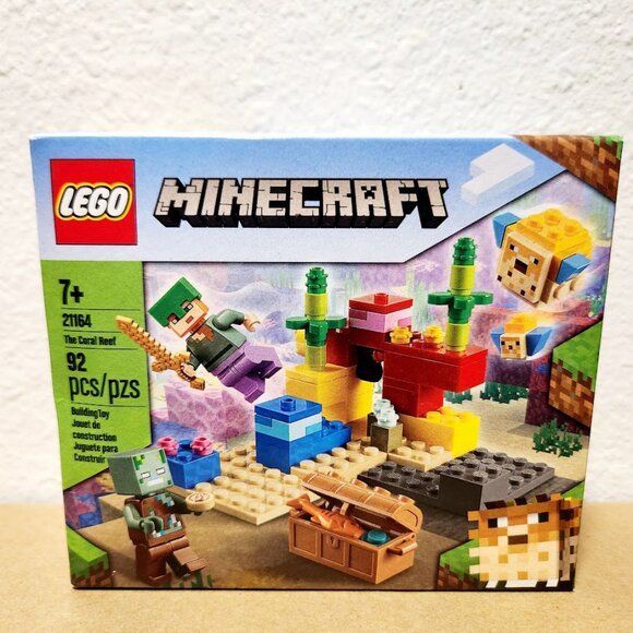 NEW LEGO Minecraft Building Set CHRISTMAS GIFT STOCKING STUFFER 21164 - Picture 1 of 7